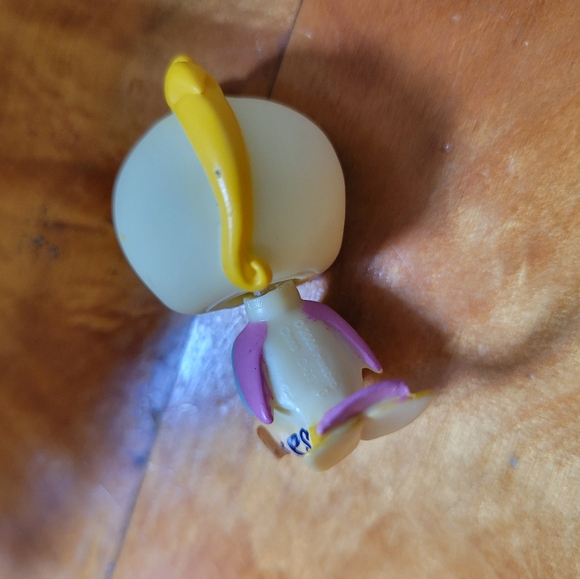 Littlest Pet Shop LPS #1452 Cockatoo Bird White Yellow Blue Eyes 2006 - Picture 12 of 12